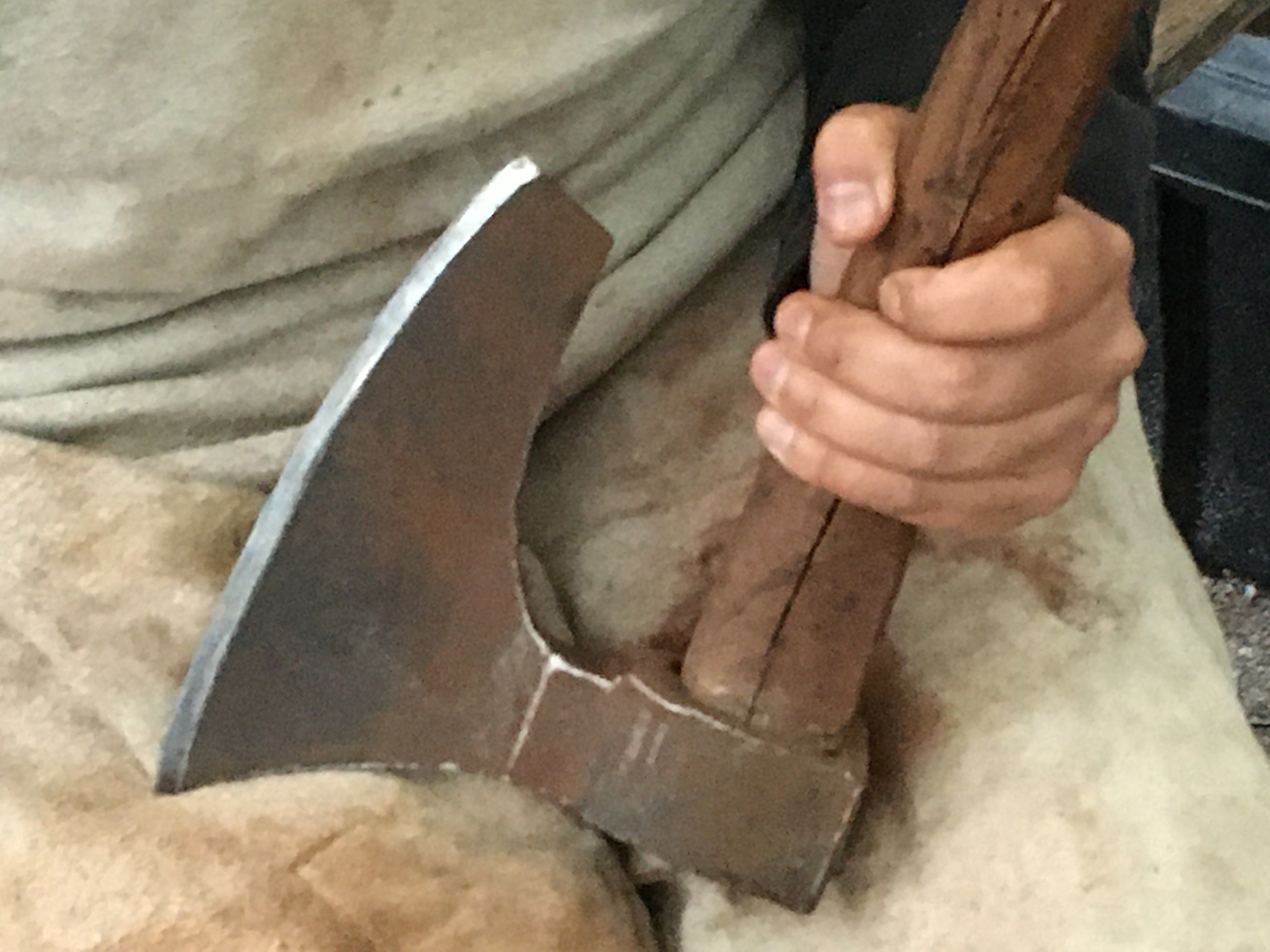 James Bond at work — woodcarver and facilitator