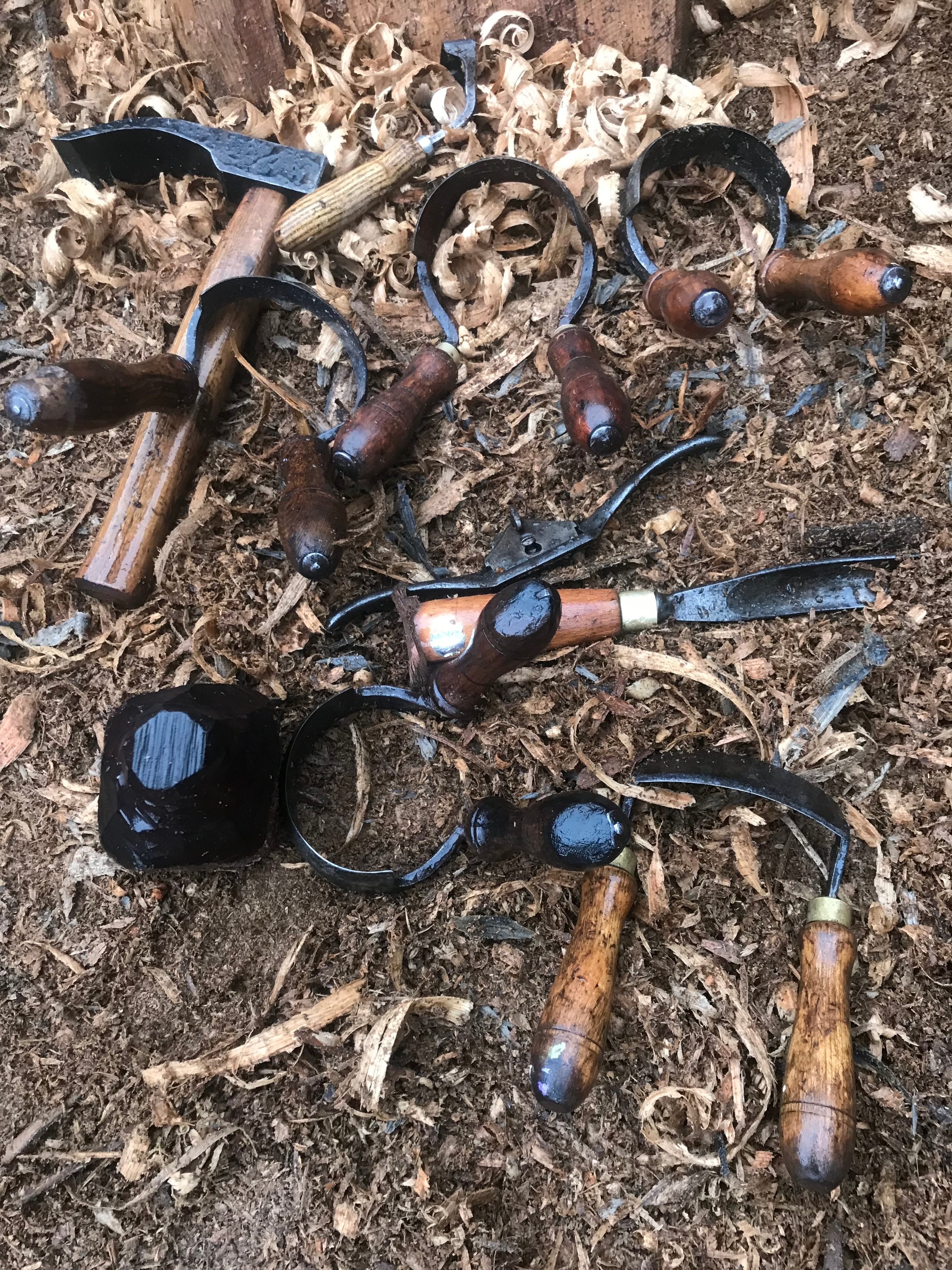 James Bond, woodcarver and facilitator